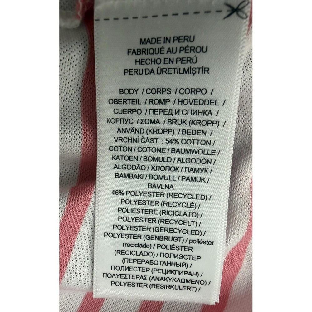 RLX Ralph Lauren Mens XL Golf Polo Shirt Pink White Striped Wicking Performance - Picture 11 of 12